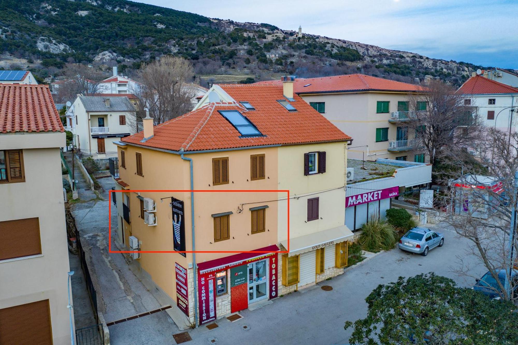Seaview Apartments Baska Zimmer foto